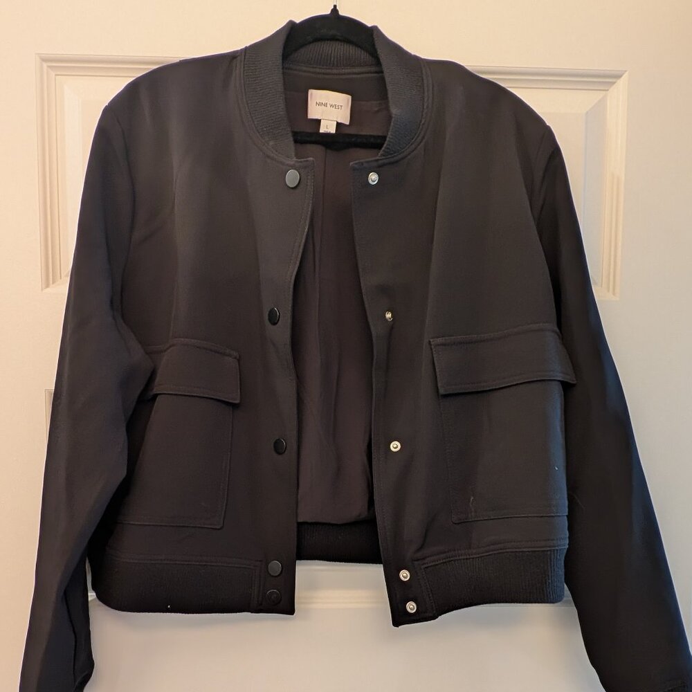 Nine West Bomber Jacket Black